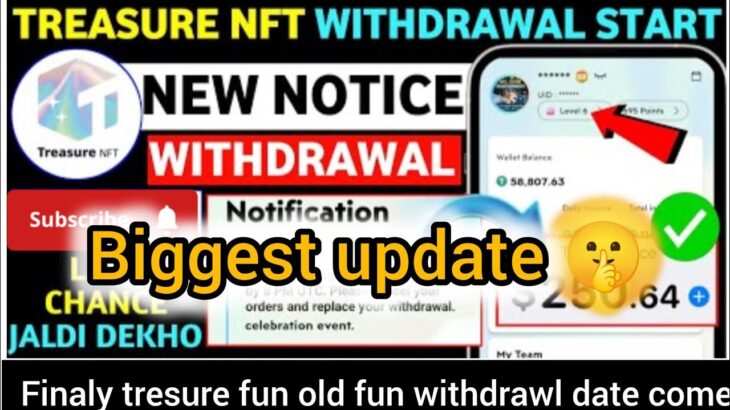 Treasure NFT today latest and biggest update #viralvideo #crypto