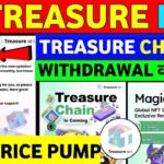 Treasure Nft New Update Today 🎉 | Treasure Chain Listing | Treasure Fun Update | Tuft Price Update