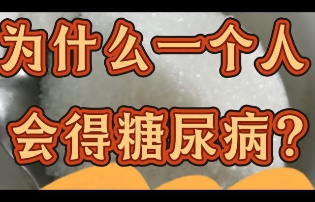 为什么一个人会得糖尿病，看这个视频你就知道了。Why does a person get diabetes? Watch this video and you will know.