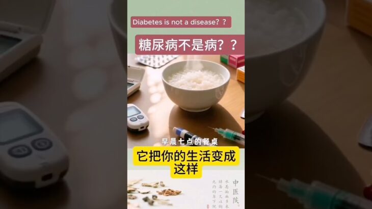糖尿病，不是病？它会把你的生活一点一点切成碎片# shorts#温哥华中医#糖尿病#危害