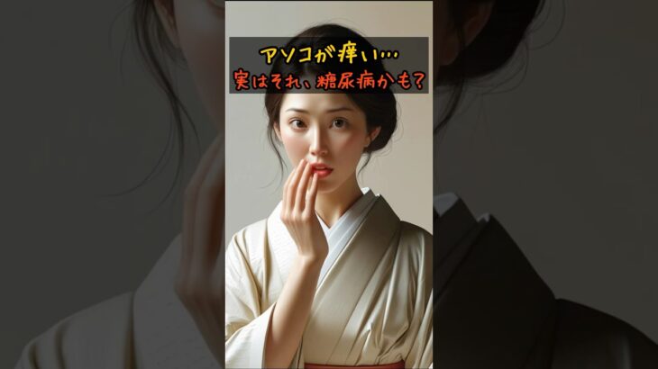 アソコが痒い！実はそれ糖尿病かも？ #雑学 #健康 #糖尿病