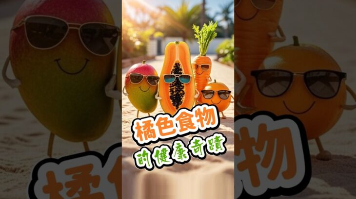 【糖尿病人必看】吃對顏色更健康！解鎖「橘色食物」的隱藏版超能力！ #糖尿病飲食 #橘色食物 #護眼食材