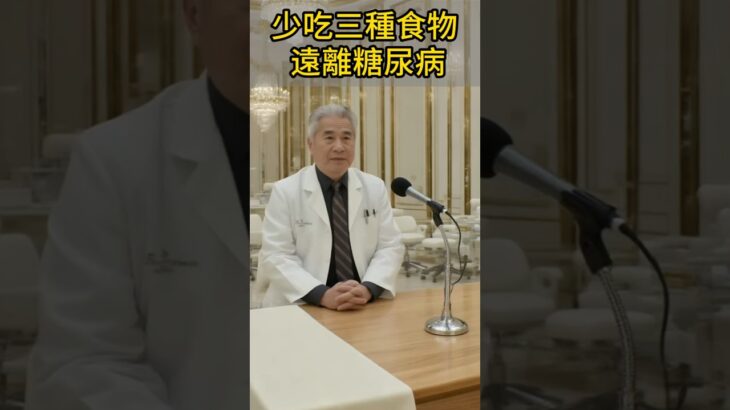 少吃三種食物 遠離糖尿病  #血糖控制 #健康飲食 #糖尿病預防