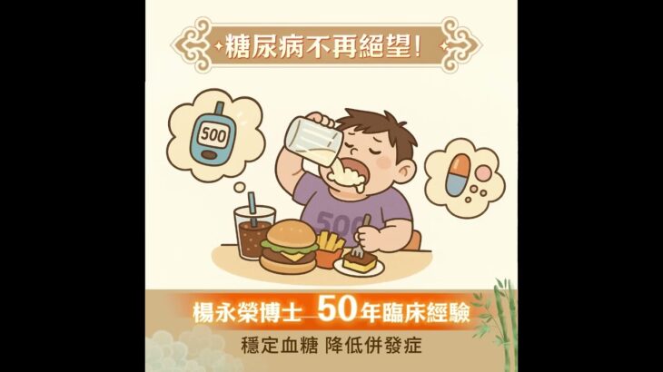糖尿病能治好嗎？好好吃中藥糖尿病能夠被治癒的–楊博士中醫
