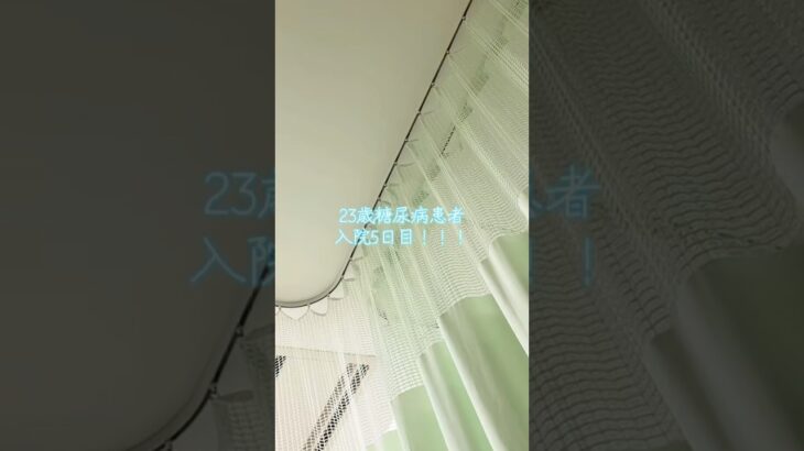 糖尿病患者による入院vlog！5日目🏥 #糖尿病 #1型糖尿病 #2型糖尿病 #血糖値 #血糖値コントロール #血糖値測定 #高血糖 #低血糖 #インスリン #インスリンポンプ #入院 #病院食