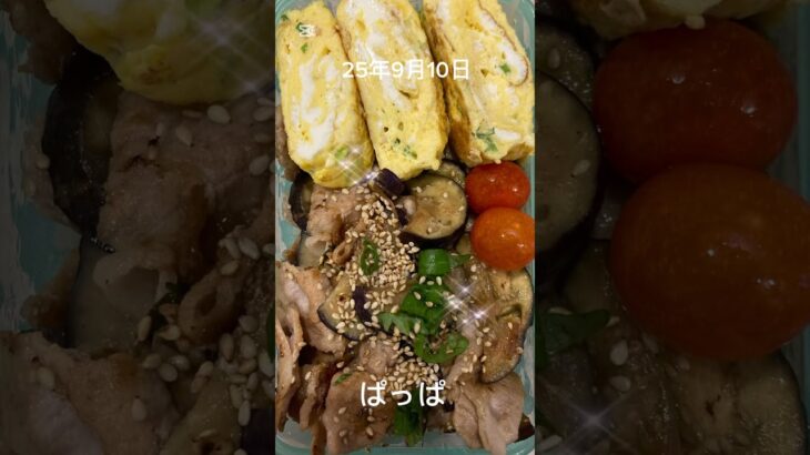#25/9/10/4:30#糖尿病弁当#お弁当#パパ豚の梅しそ焼き弁当#shorts