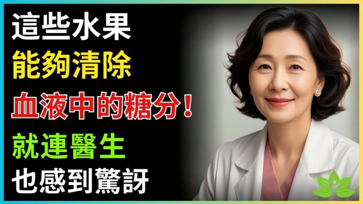 老年人健康秘訣：有助於預防糖尿病的5種驚人甜美又常見的水果