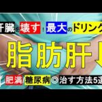 【肝臓】最大の毒！要注意なドリンク！肥満/糖尿病/脂肪肝◎治す食事5選！【管理栄養士】