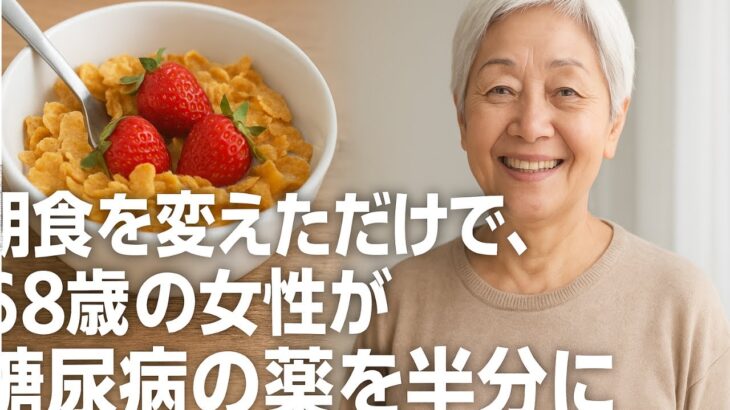 朝食を変えただけで、68歳の女性が糖尿病の薬を半分に