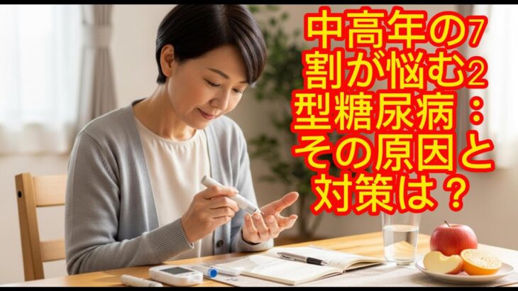 「中高年の7割が悩む2型糖尿病：その原因と対策は？」