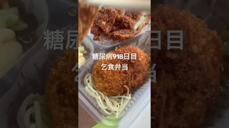 半額乞食弁当食べた糖尿病918日目食事記録 #乞食娯楽  #糖尿病の品格 #糖尿病 #心筋梗塞 #血糖値 #hba1c #ダイアベティス