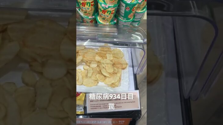 糖尿病全食事記録934日目 初めてのポテチ乞食