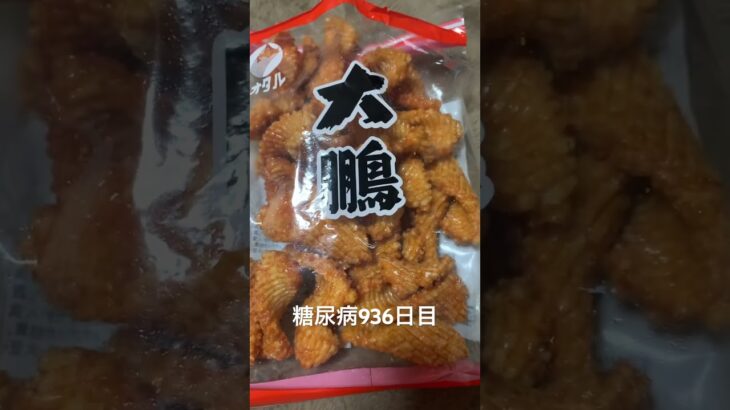 糖尿病全食事記録936日目 北海道のおやつ大鵬を食べた