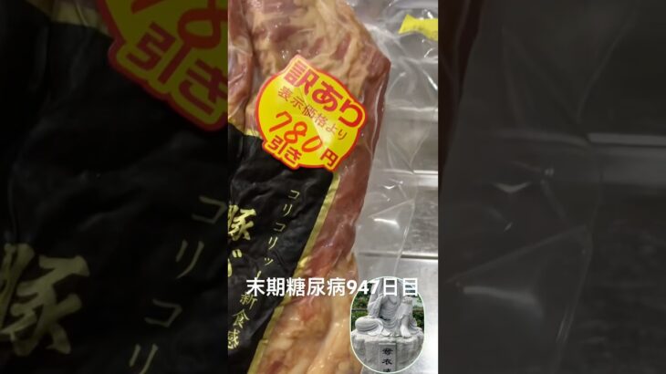 末期糖尿病全食事記録947日目