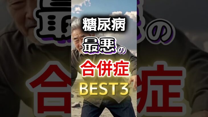 【１位は衝撃の◎◎⁉】糖尿病の最悪の合併症BEST3 #健康 #雑学 #開運 #知恵 #医学 #名言