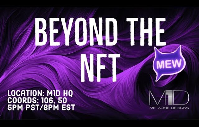 Beyond The NFT @ M1D HQ with Crypto Mercy (106,50)