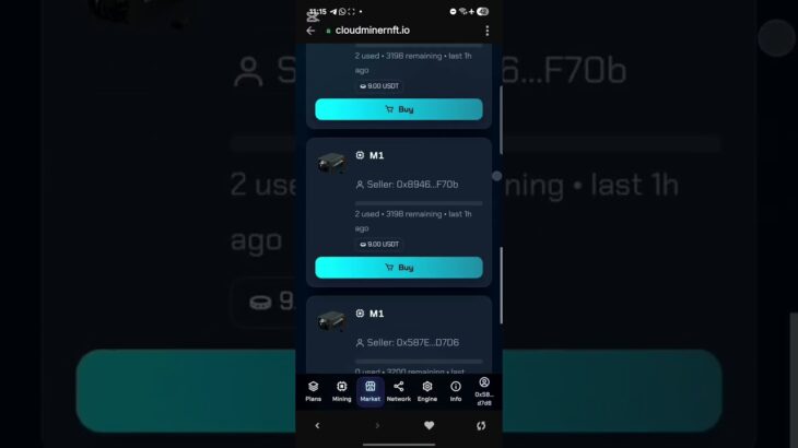 CloudMiner NFT – Colecciona – Gana – Compra y Vende minadoras NFT
