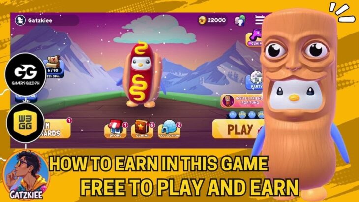 FREE TO PLAY AND EARN MOBILE GAME | GET YOUR FREE NFT NOW PUDGY