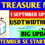 Good News🤑 Treasure NFT New Update | Treasure FUN New Update Today | Treasure Nft Withdrawal Update