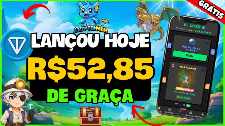 🔥 JOGO NFT GRÁTIS MOBILE – PAGANDO MUITO ! Como INICIAR no CRYPTONMON