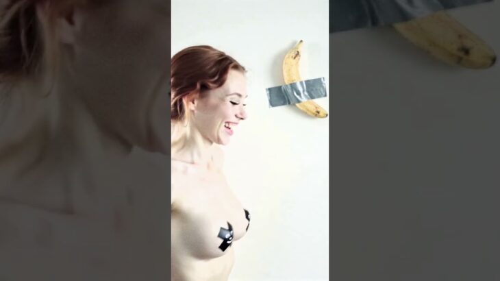 Laugh + Banana NFT Art Video 5 #aiart #modelshoot #banana