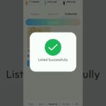 Listed sucessful 🥳🥳✨🔥 #nft #newvideo #earnmoney #money #subscribe #trading #cryptocurrency #bitcoin