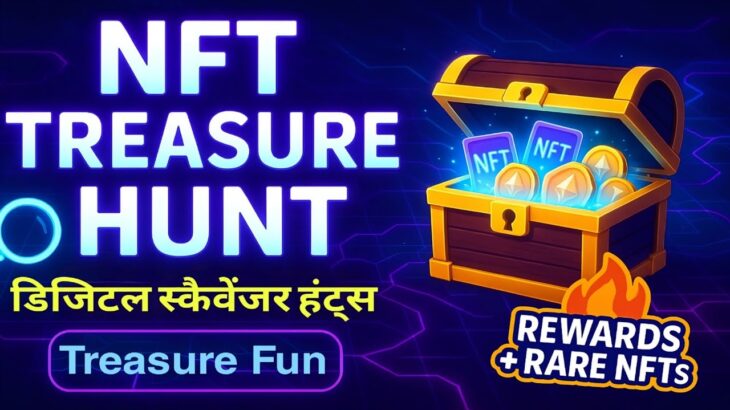 “NFT Treasure Hunt Events 2025 | डिजिटल स्कैवेंजर हंट्स और ब्रांड्स की नई रणनीति”