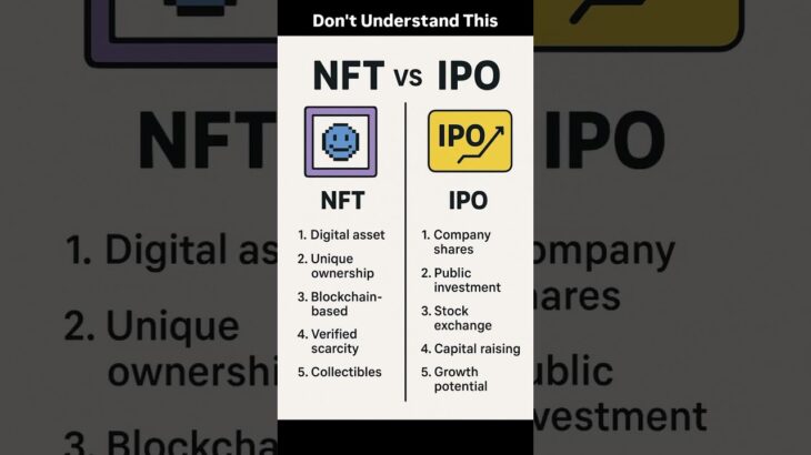 NFT vs IPO Explained in 60 Seconds | Which is Better for Investment 2025? 🚀💰