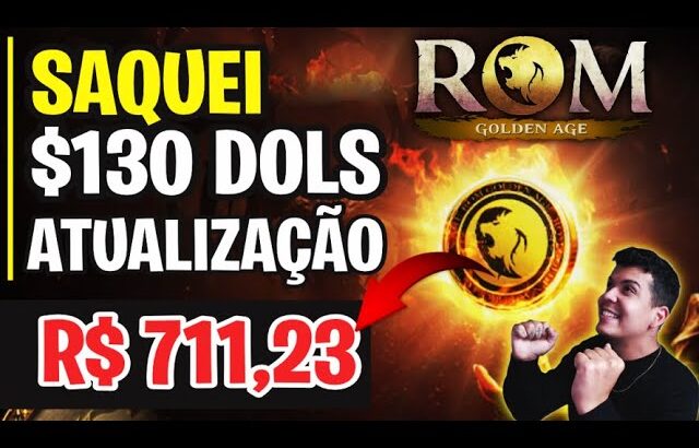ROM GOLDEN AGE: PRIMEIRO SAQUE NO JOGO NFT + DETALHES DA NOVA ATUALIZAÇÃO 🚀