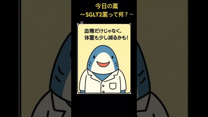 SGLT2薬ってなに？#薬局#糖尿病#服薬指導