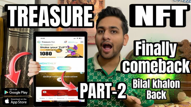 Treasure NFT COMEBACK SOON part-2 🚀BILAL KHALON audio LIVE PROOF ✅ #treasurenft #treasurenftupdates
