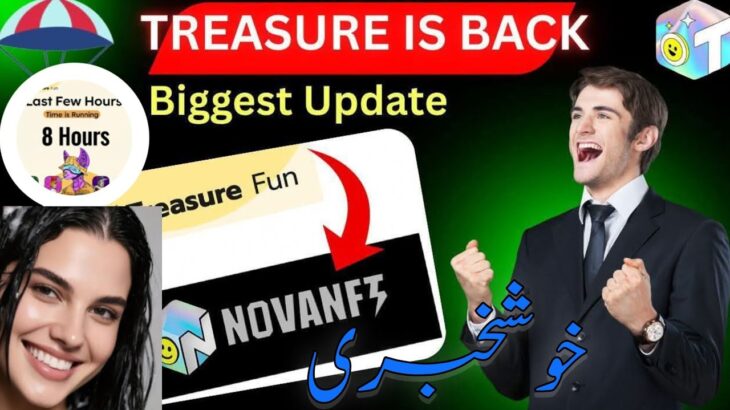 Treasure NFT Now Convert To Nova NFt | NFT Update today | treasure nft finally comeback 🔥