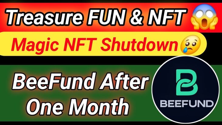 Treasure NFT/Fun September Update Part6😱| Treasure Fun/NFT New Update 😱 | Beefund After One Month