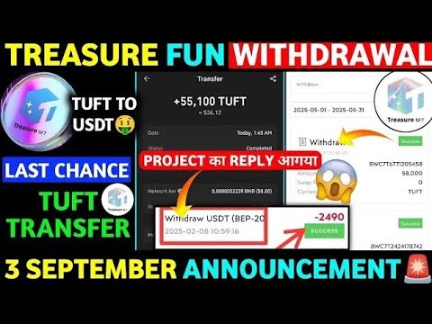Treasure Nft New Update Today | Treasure Nft App Withdrawal | Treasure Nft App Review