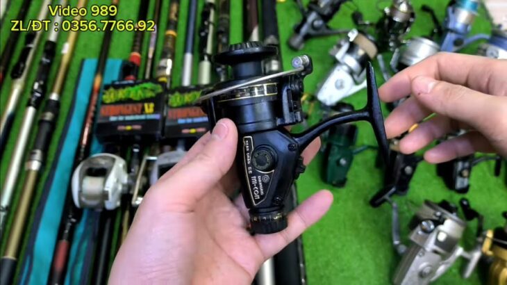 Video 989 : Cần Câu Iso Nhật Mới Về  Daiwa Shimano NFT – Dây Dù PE Và Máy Câu Cá Bãi Nhật
