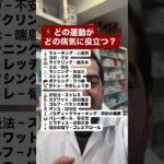 🏋️ どの運動がどの病気に役立つ？ #健康 #運動 #心臓 #糖尿病