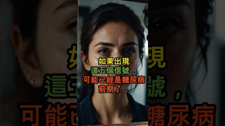 如果出現這五個信號，可能已經是糖尿病前期了。忽視的話，一輩子都會後悔！#血糖管理