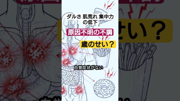 【ガン 糖尿病  心筋梗塞】慢性炎症との関係 #慢性炎症 #健康 #アンチエイジング #生活習慣病 #健康 #健康寿命 #予防医学 #人生を変える #栄養