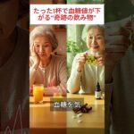 糖尿病専門医が断言！たった1杯で血糖値が下がる“奇跡の飲み物” #健康寿命｜健康｜食事療法｜血管｜長生きの秘訣｜糖尿病予防