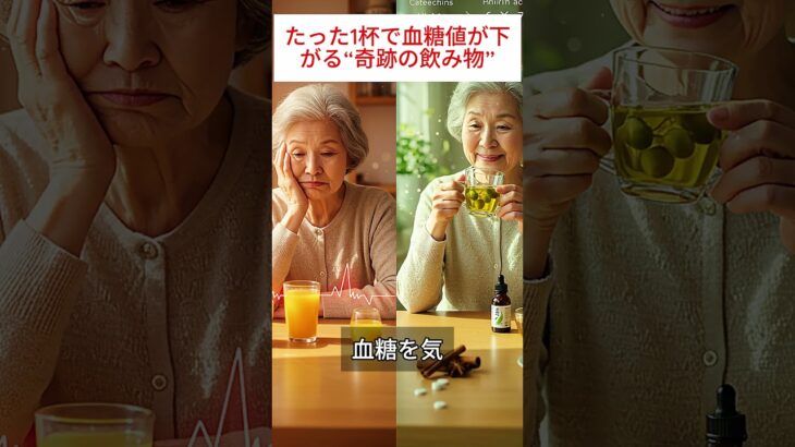 糖尿病専門医が断言!たった1杯で血糖値が下がる“奇跡の飲み物” #健康寿命|健康|食事療法|血管|長生きの秘訣|糖尿病予防