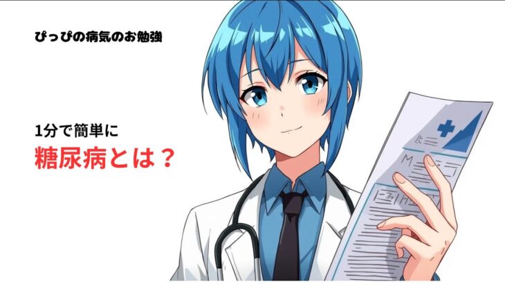 1分で簡単に【糖尿病】とは