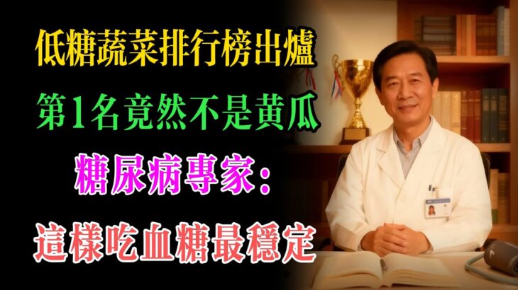 糖尿病患者速看！低糖蔬菜排行榜出炉，第1名竟是它！医生教你这样吃，血糖稳稳的！#养生#健康#低糖蔬菜#糖尿病#血糖#控糖#饮食#膳食纤维#升糖指数#芹菜#生菜#西葫芦#番茄#黄瓜#中老年#健康饮食