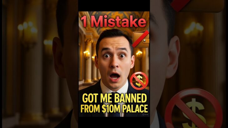 1 Mistake Got Me BANNED from $10M NFT Palace 😱 #Shorts