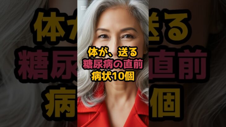 ＃体が送る、糖尿病の直前病状10個 #元気が出る情報 #シニアの健康情報