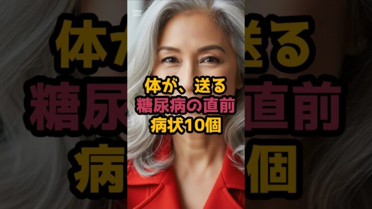＃体が送る、糖尿病の直前病状10個 #シニア健康 #60歳代