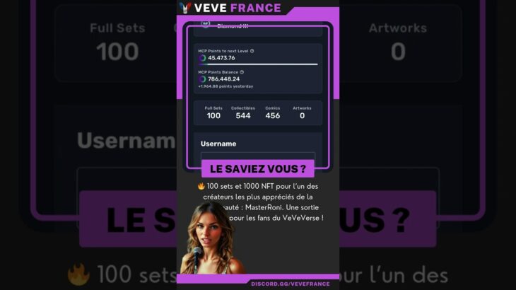 🔥 1000 NFT pour MasterRoni : une sortie culte pour le VeVeVerse !