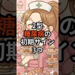 2型糖尿病の初期サイン3つ