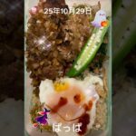 #25/10/29/3:03#糖尿病弁当#お弁当#パパ#ひき肉のサイコロステーキ弁当#shorts