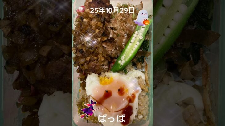 #25/10/29/3:03#糖尿病弁当#お弁当#パパ#ひき肉のサイコロステーキ弁当#shorts