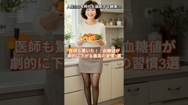 医師も驚いた！｜血糖値が劇的に下がる最高の習慣3選#血糖値 #血糖値スパイク #糖尿病 #食習慣 #ダイエット #健康管理 #健康の秘訣
